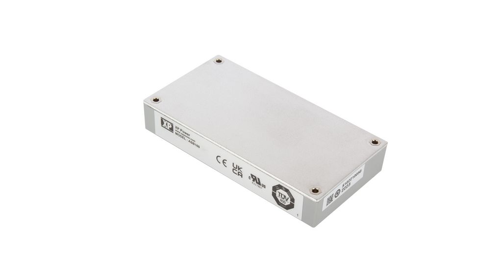 XP Power AC-DC Converter, ASB160PS24, 24V, 6.66A, 160W, 1 Output, 90 → 264V Input Voltage