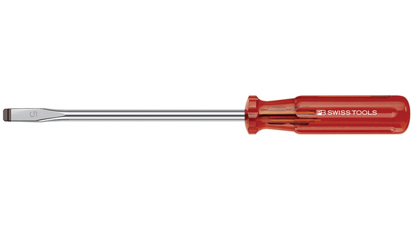 PB SWISS TOOLS Slotted  Screwdriver, SL2.5 Tip, 80 mm Blade