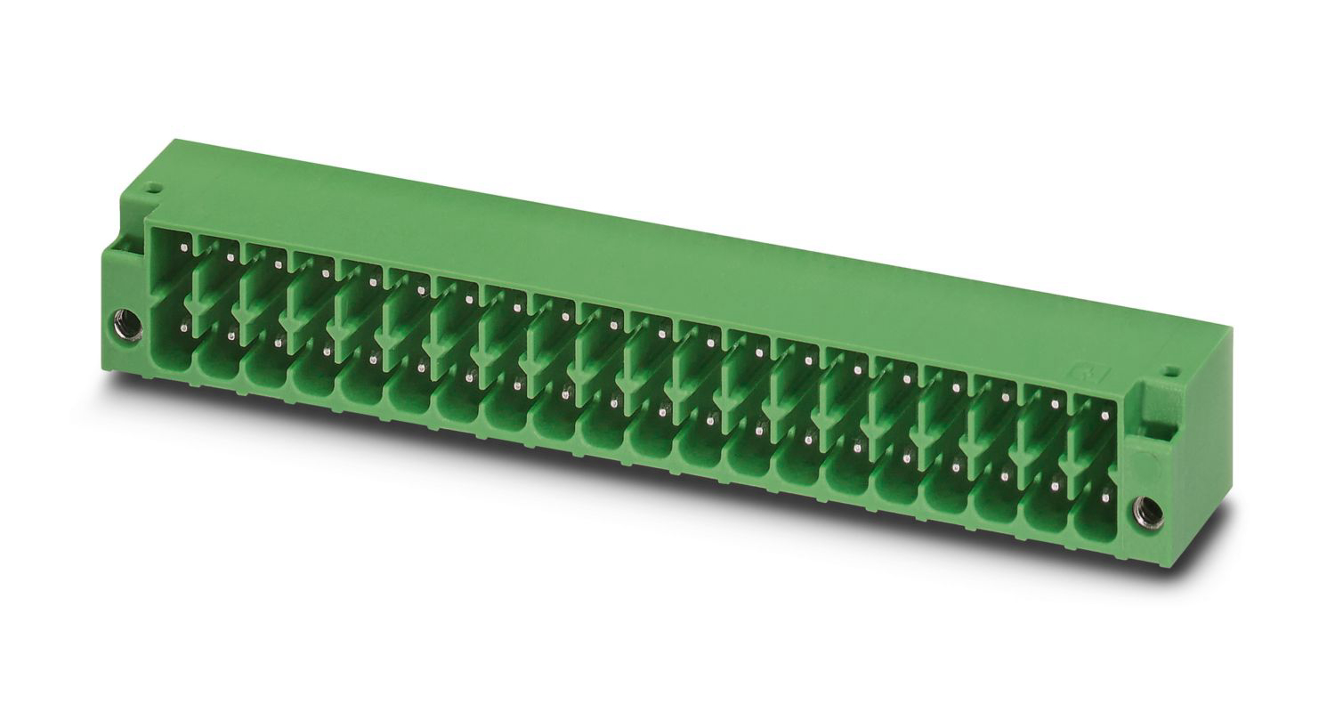 Phoenix Contact, 3.5mm Pitch, DMC 1.5, 20 Way, Right Angle, Pluggable Terminal Block, Header, Through Hole, Solder