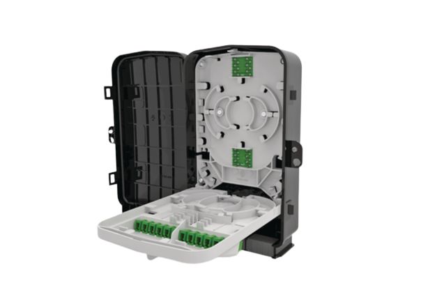 HellermannTyton Connectivity 16 Port LC-APC Simplex, Duplex Fibre Optic Patch Panel 154 mm