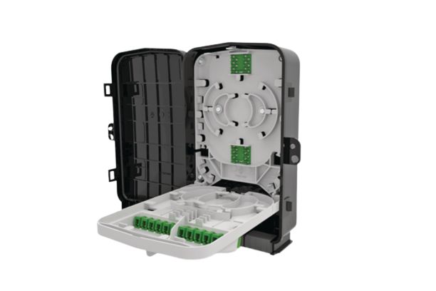HellermannTyton Connectivity 16 Port LC-APC Simplex, Duplex Fibre Optic Patch Panel 154 mm