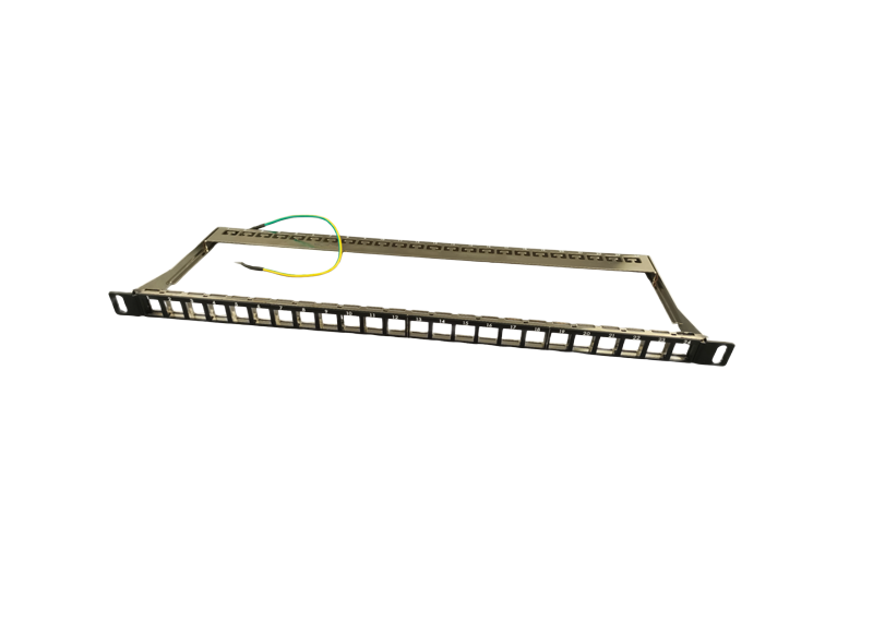 TUK Limited FFK Series 24 Port Patch Panel FTP Black, Silver