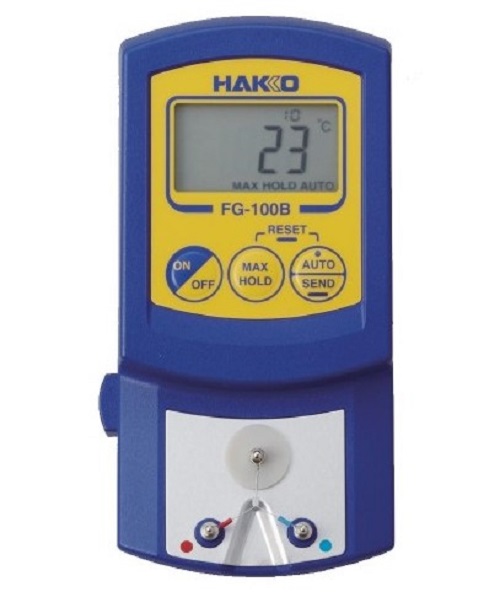 Hakko Soldering Iron Digital Multifunction Thermometer, K Probe, 700 °C Max
