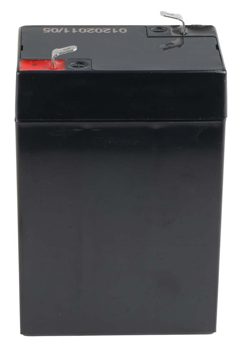 fg10451 Fiamm 6 V, Faston F1 Sealed Lead Acid Battery, 4.5 Ah, 47mm x 106 mm