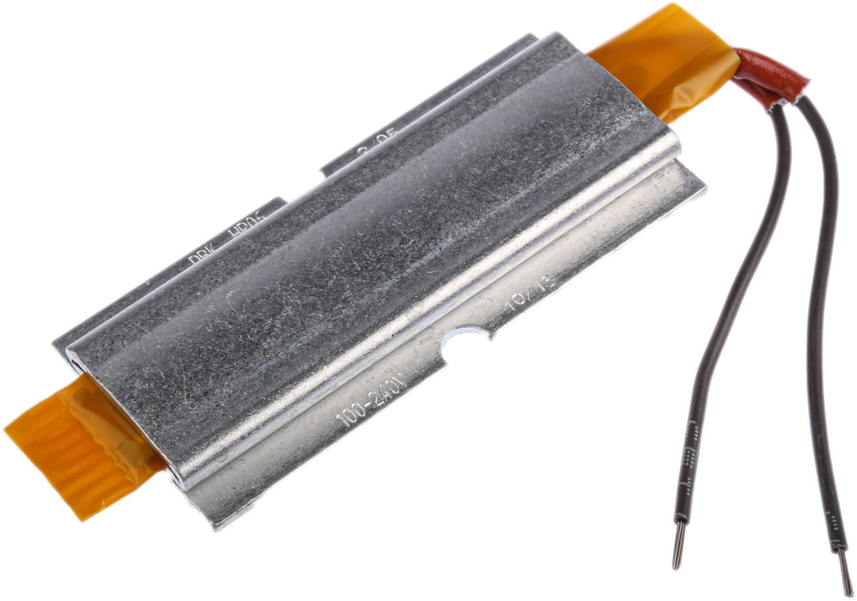 DBK Enclosures Heating Element, 75mm, 8.5 mm, PTC Conductive Heating Element, 20 W, 100V ac/dc, 240 V ac/dc