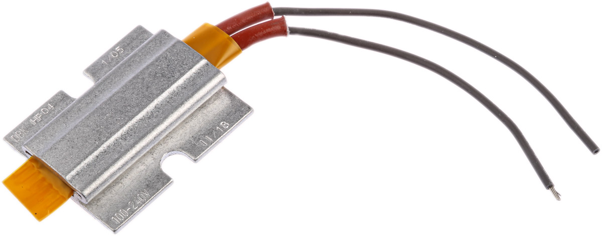 DBK Enclosures Enclosure Heating Element, 40mm, 8.5 mm, PTC Conductive Heating Element, 10 W, 100V ac/dc, 240 V ac/dc