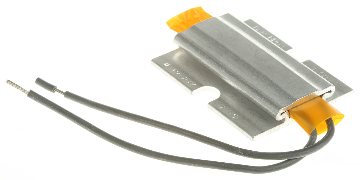 DBK Enclosures Enclosure Heating Element, 40mm, 8.5 mm, PTC Conductive Heating Element, 15 W, 24V ac/dc
