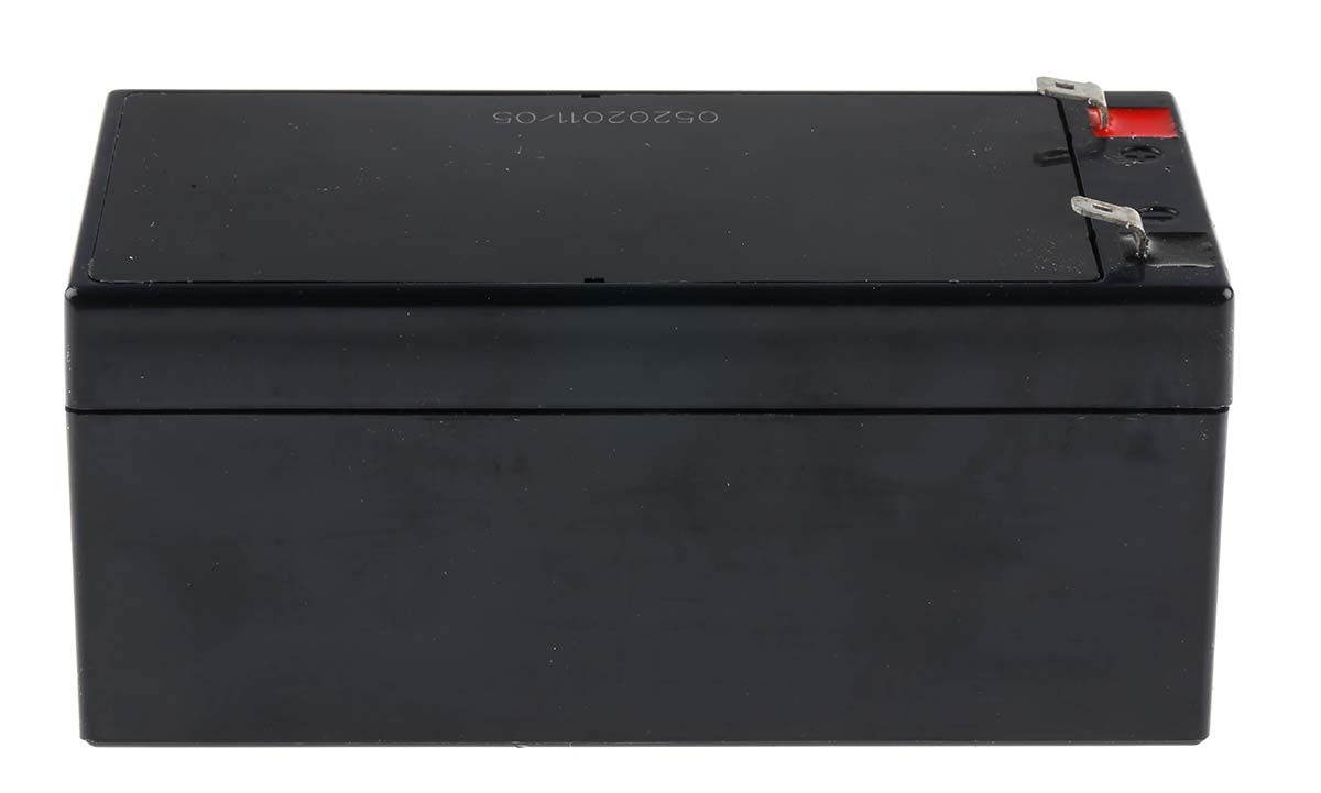 fg20341 Fiamm 12 V, Faston F1 Sealed Lead Acid Battery, 3.4 Ah, 67mm x 67 mm