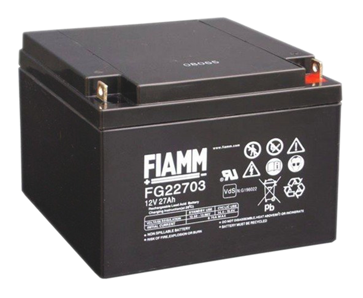 Fiamm 12 V Sealed Lead Acid Battery, 27 Ah, 175mm x 125 mm