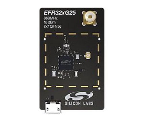 Silicon Labs Radio Board 16 dBm Radio Board Antenna Design Radio Board for EFR32FG25 928.1 MHz FG25-RB4272A