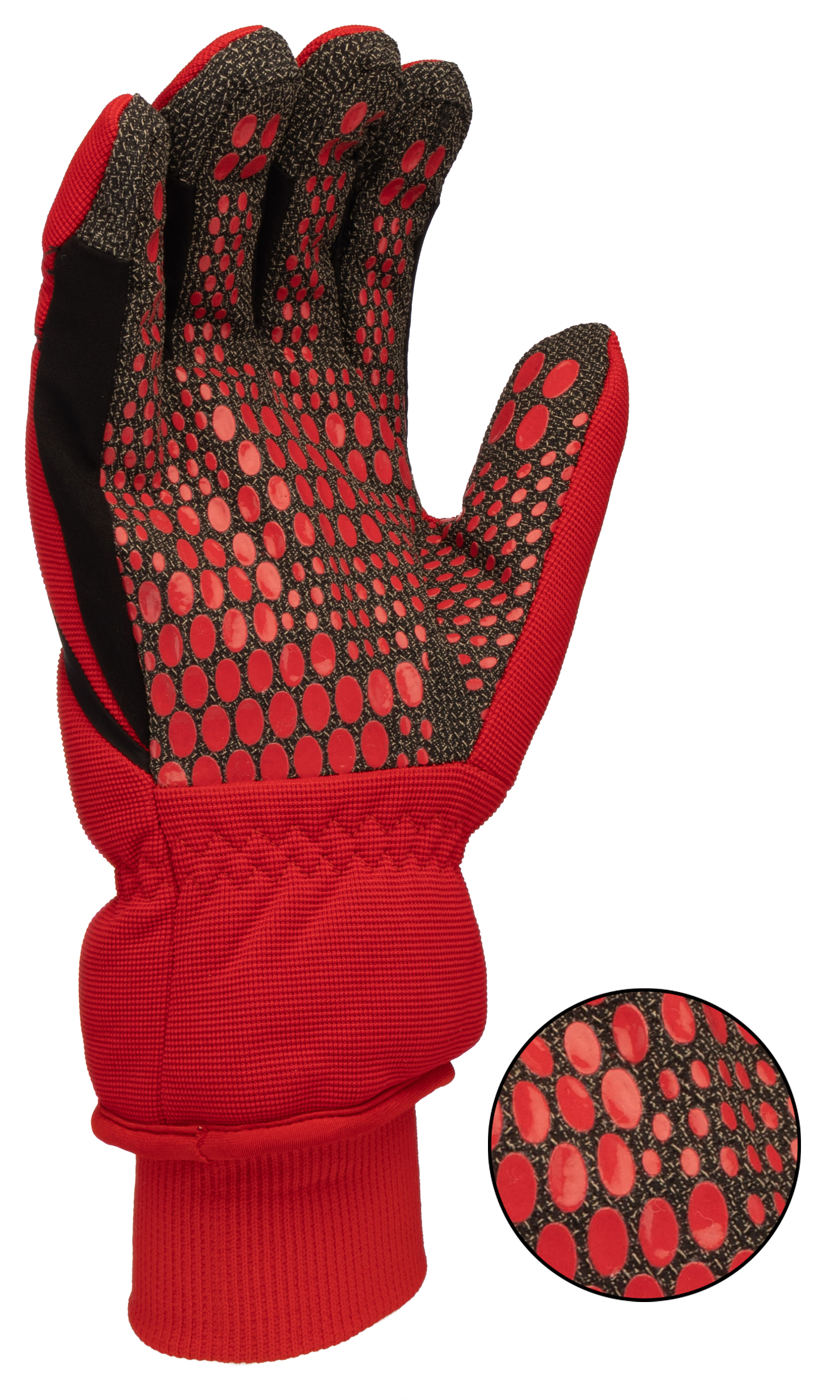 fg605-l Flexitog Red Armortex Palm/Taslon Back Work Glove
