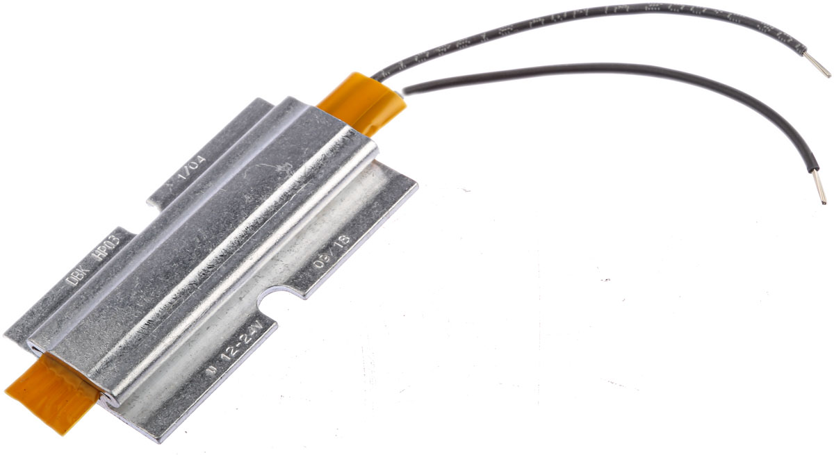 DBK Enclosures Heating Element Enclosure Heating Element, 50 mm, 8.5 mm, Conductive Heating Element, 15 W, 24V ac/dc