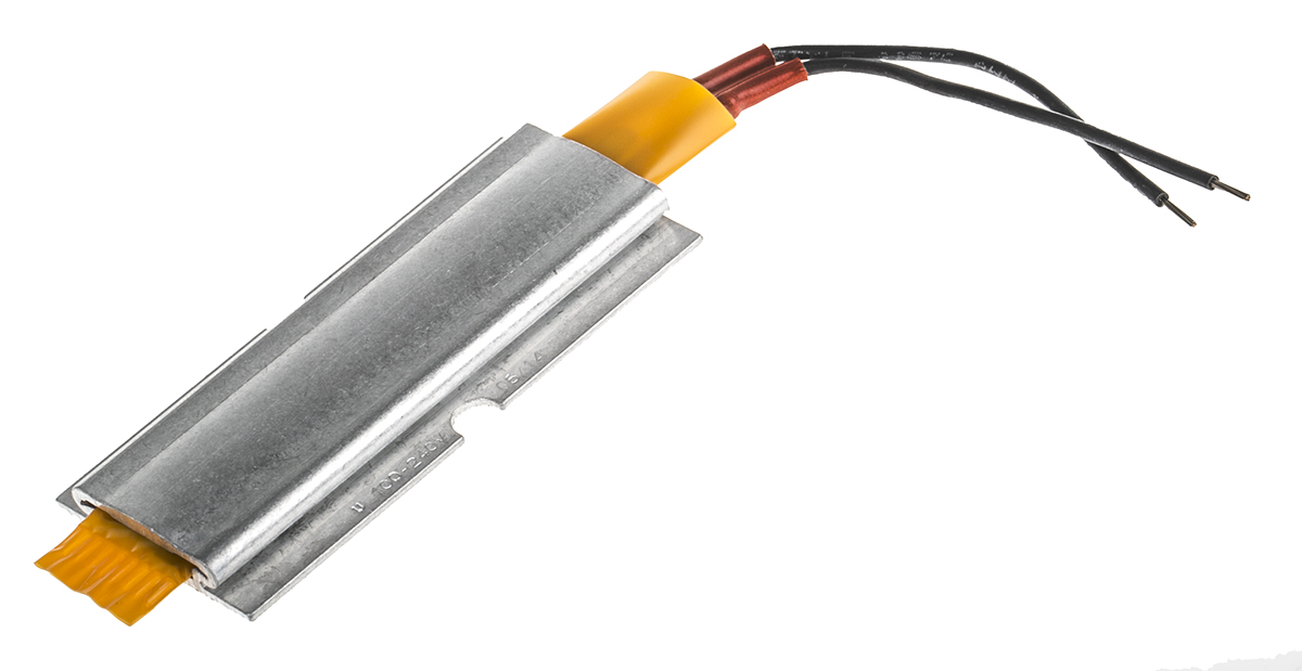 DBK Enclosures Enclosure Heating Element, 75mm, 8.5 mm, PTC Conductive Heating Element, 200 W, 230V ac
