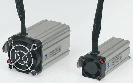 DBK Enclosures Enclosure Heater, 100V ac, 240 V ac, 150W Output, 150W Input, 72 °C 42mm x 42 mm