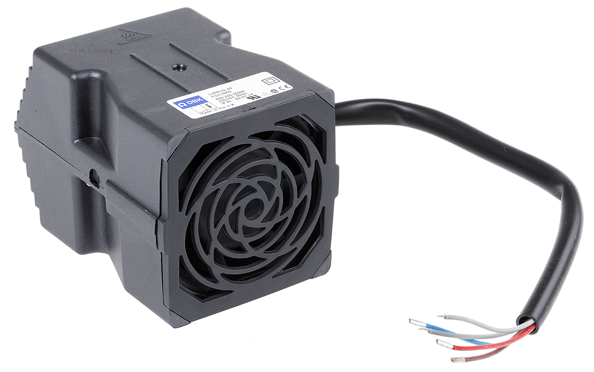 fgc3000 DBK Enclosures Enclosure Heater, 230V ac, 400W Output, 200W Input, 70 °C 71mm x 70 mm