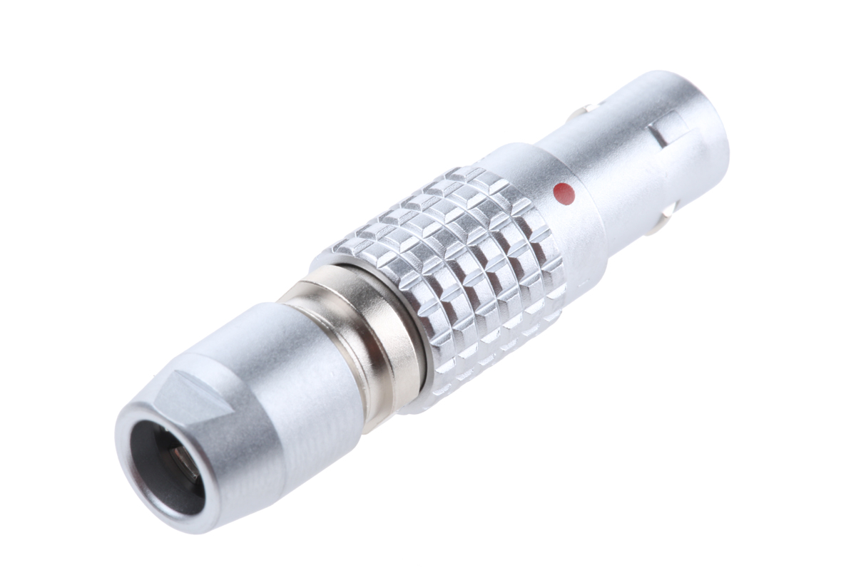 LEMO Circular Connector, 4 Contacts, Cable, 9.5 mm Connector, Plug, Male, IP50, 0B Series