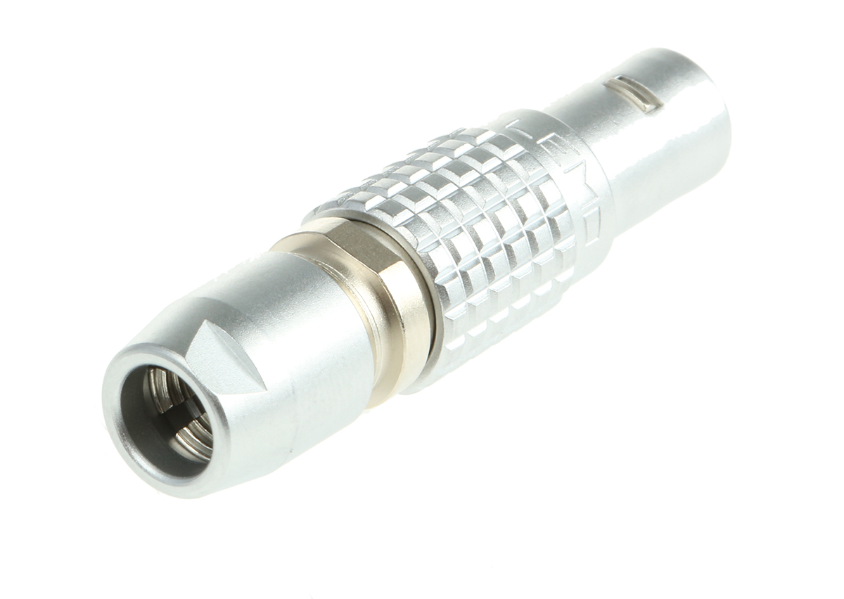LEMO Circular Connector, 7 Contacts, Cable, 9.5 mm Connector, Plug, Male, IP50, 0B Series