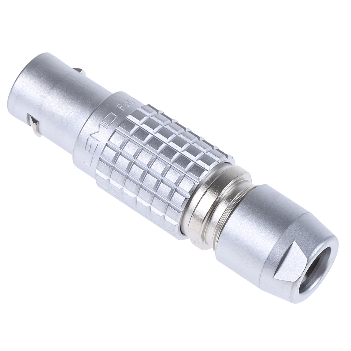 LEMO Circular Connector, 2 Contacts, Cable, 12 mm Connector, Plug, Male, IP50, 1B Series