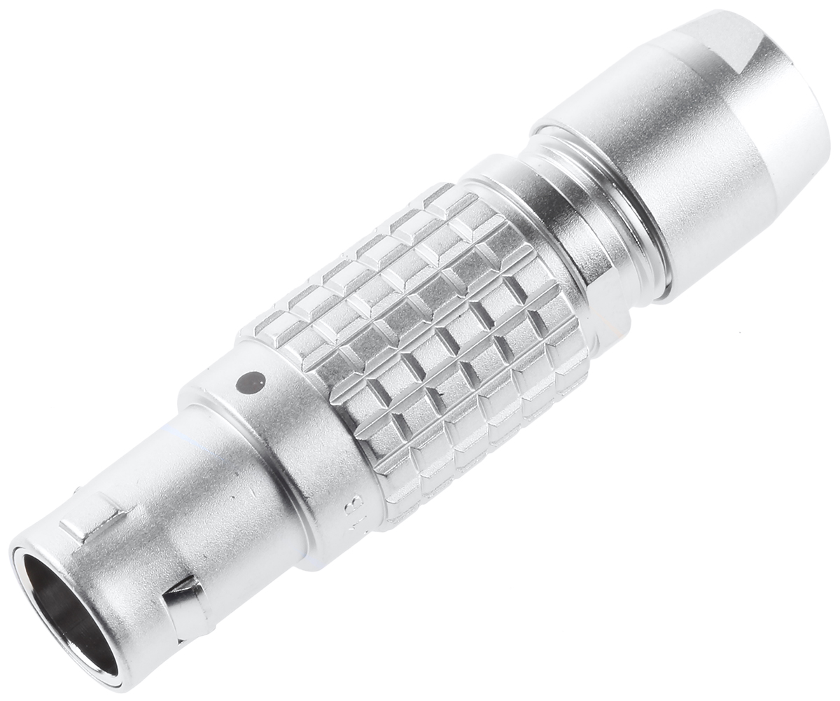 LEMO Circular Connector, 3 Contacts, Cable, 12 mm Connector, Plug, Male, IP50, 1B Series