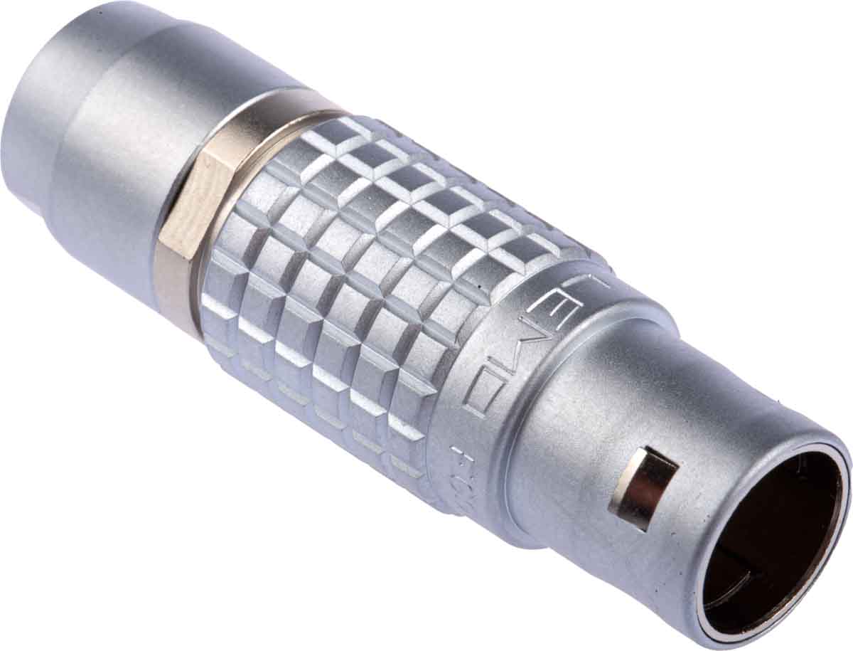 LEMO Circular Connector, 8 Contacts, Cable, 15 mm Connector, Plug, Male, IP50, 2B Series
