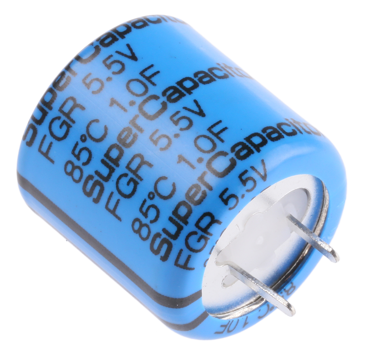 KEMET 1 F Supercapacitor -20 to 80 % Tolerance, Supercap FG 5.5V dc, Through Hole