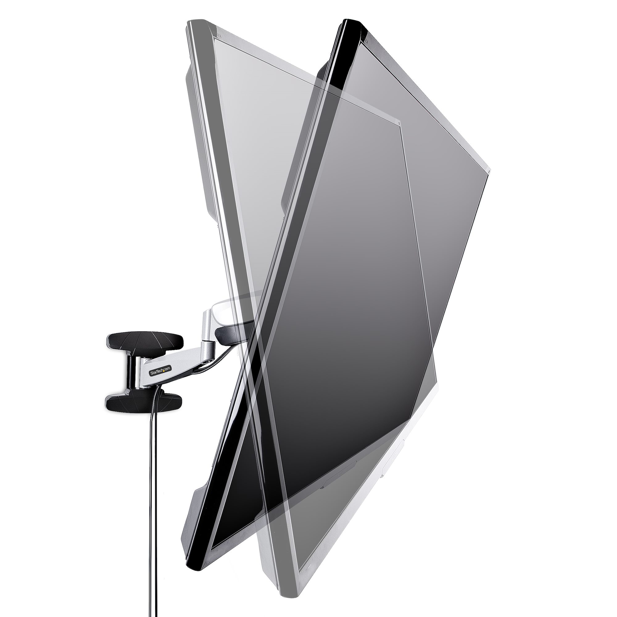 fha-tv-wall-mount StarTech.com TV Bracket Single Monitor Desk Mount, Max 55 in Monitor Extension Arm