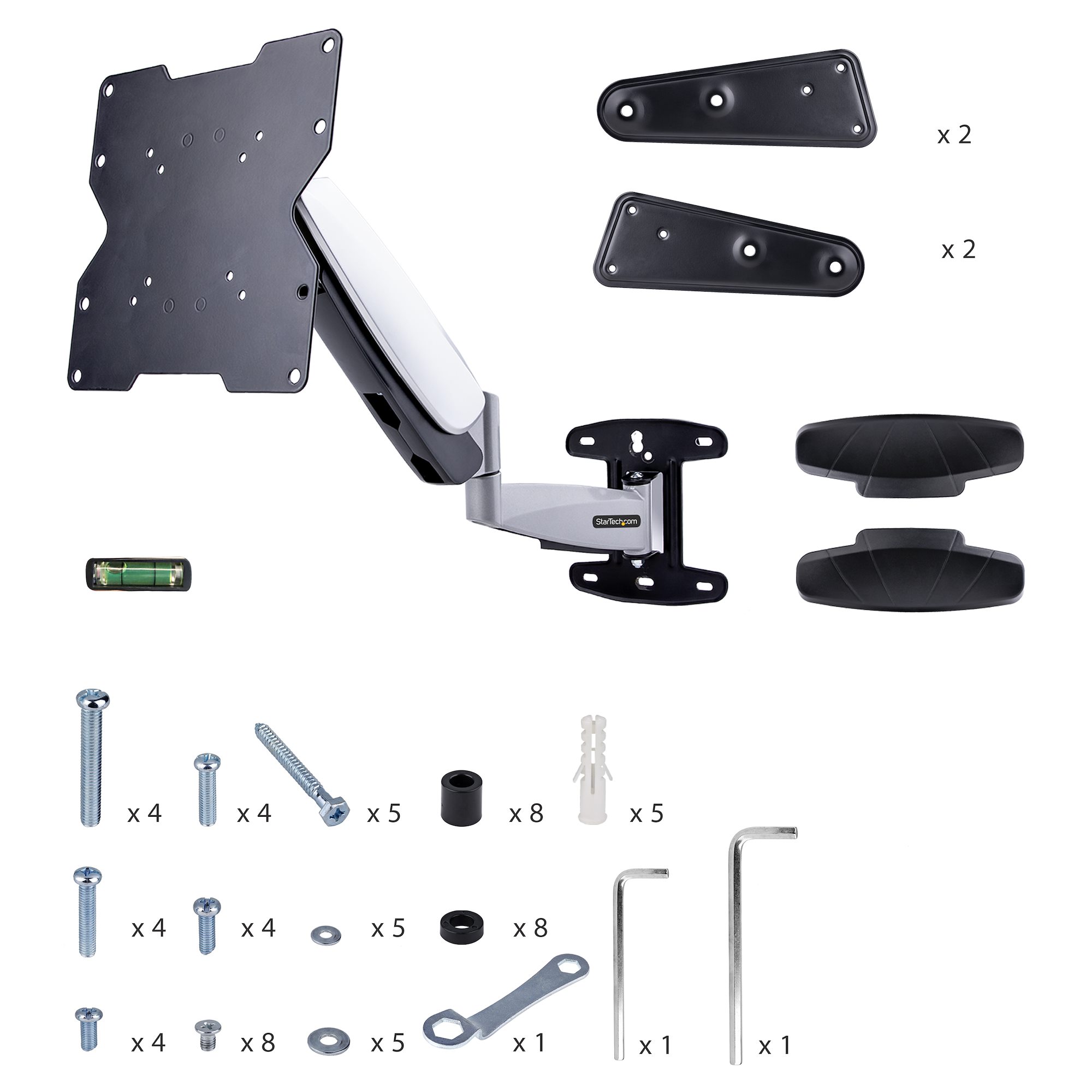 fha-tv-wall-mount StarTech.com TV Bracket Single Monitor Desk Mount, Max 55 in Monitor Extension Arm