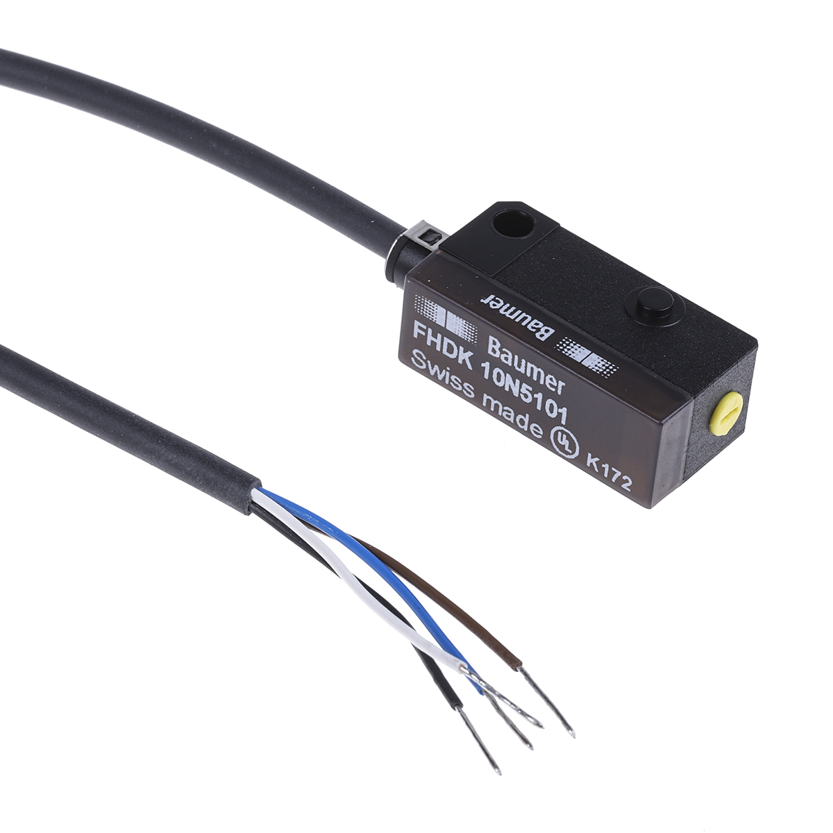 Baumer Diffuse Photoelectric Sensor, Block Sensor