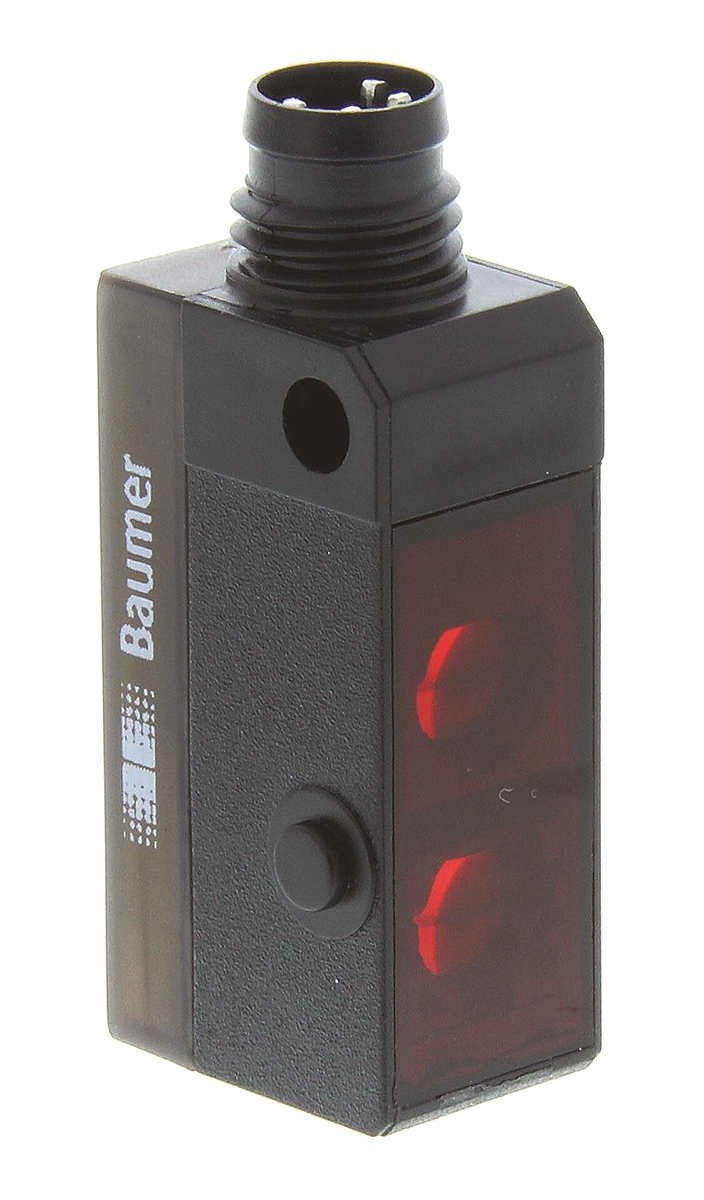 Baumer Diffuse Photoelectric Sensor, Block Sensor