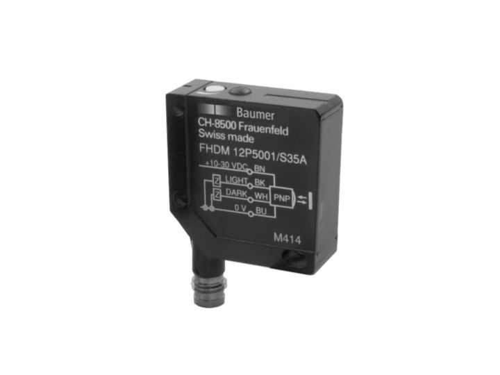 Baumer Background Suppression Photoelectric Sensor, Rectangular Sensor