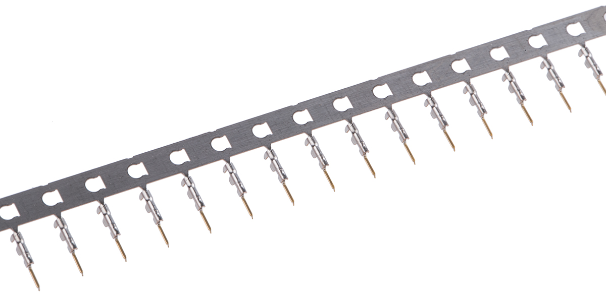 JAE FI-R Series Male Crimp Terminal, 36 AWG Min Crimp, 30 AWG Max