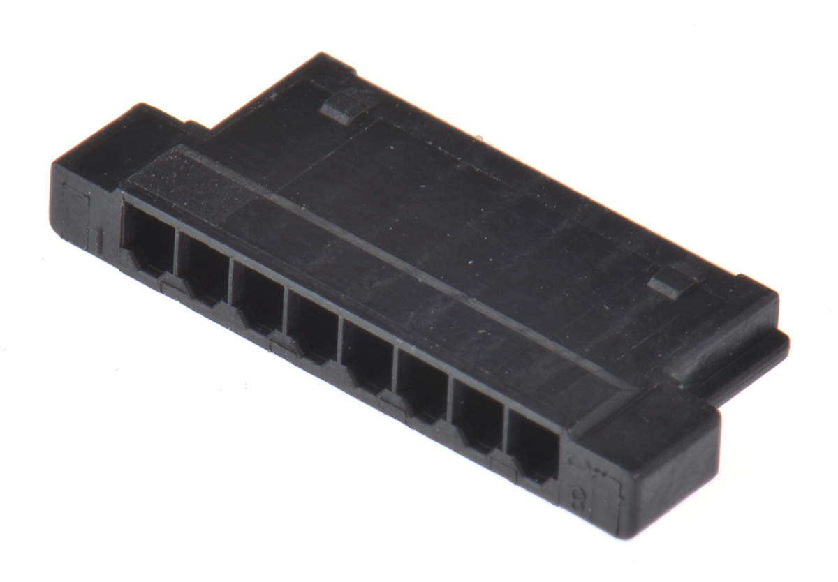 JAE, FI 1.25 mm Pitch 8 Way 1 Row Straight, Cable LVDS Connector, Plug Housing, Crimp