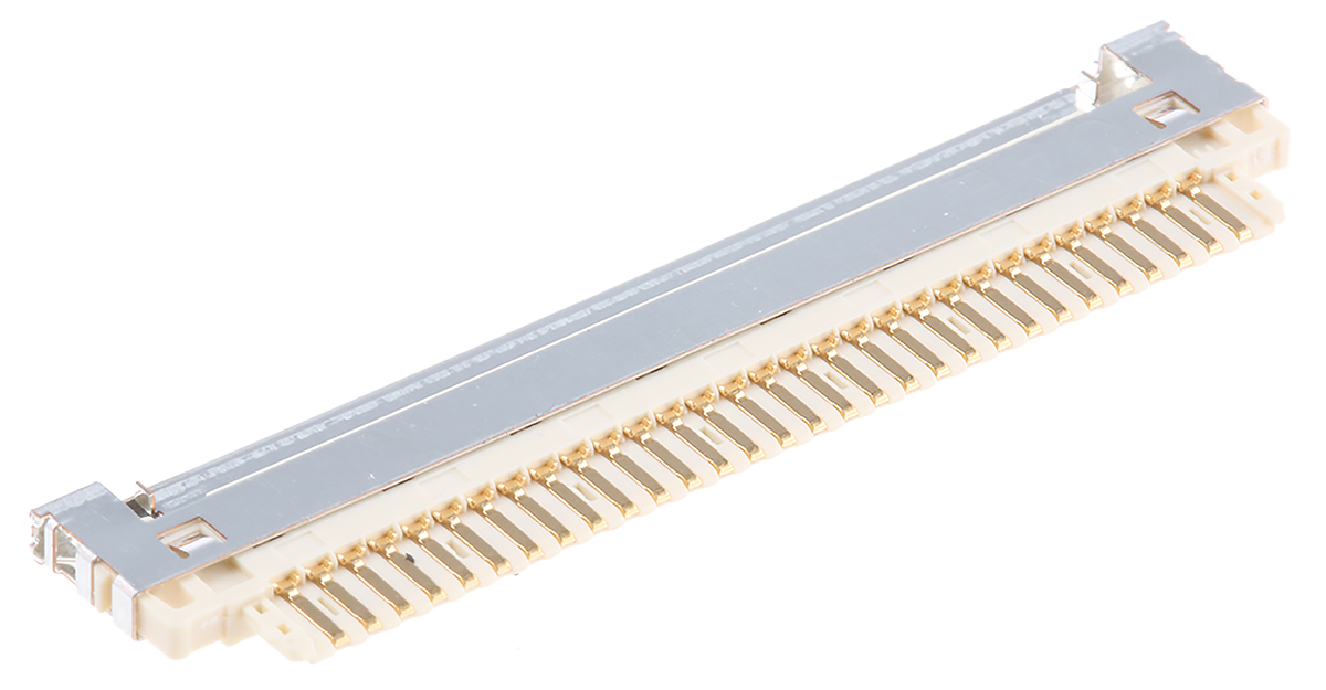JAE, FI-X 1 mm Pitch 30 Way 1 Row Straight, Cable LVDS Connector, FCP Plug, Push-in