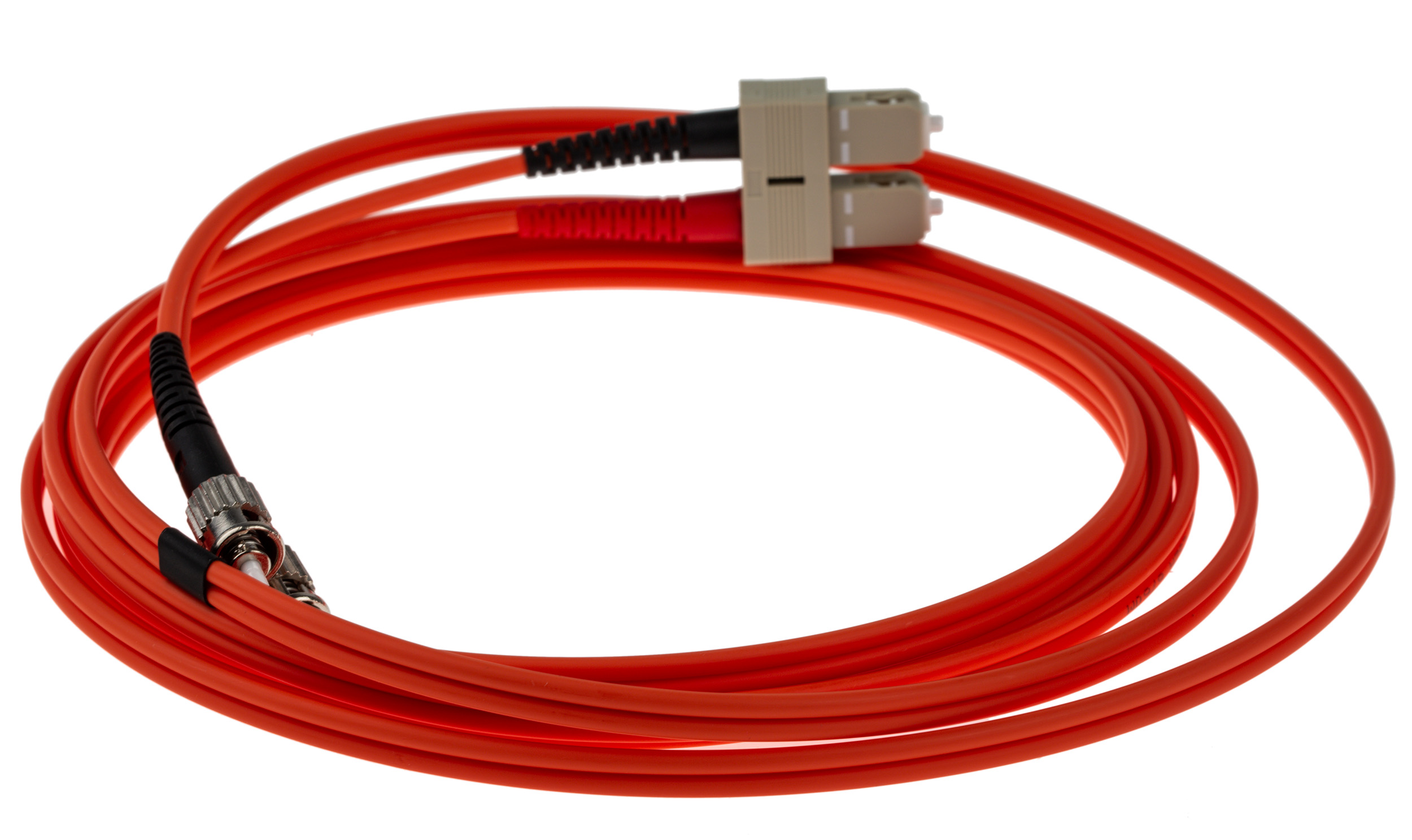 StarTech.com OM1 Fibre Optic Cable, 125 μm Low Smoke Zero Halogen, Orange, 3 m