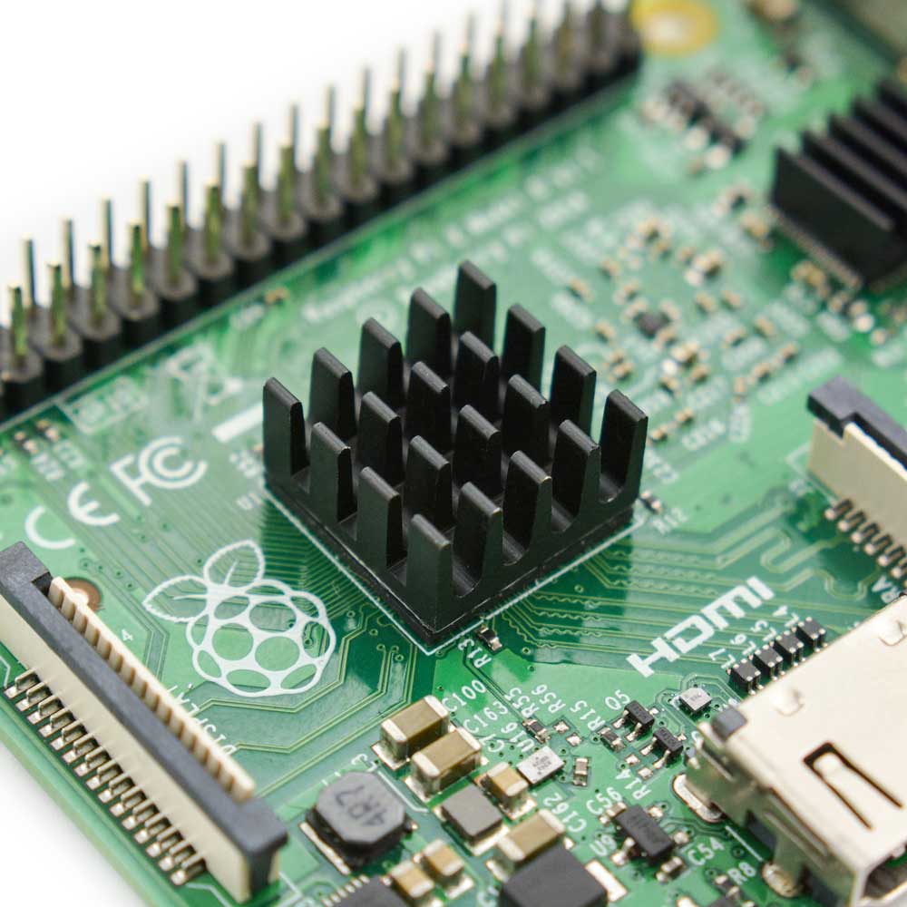fit0542 DFRobot Heatsink, Raspberry Pi 3B 7 mm 14 mm 14mm