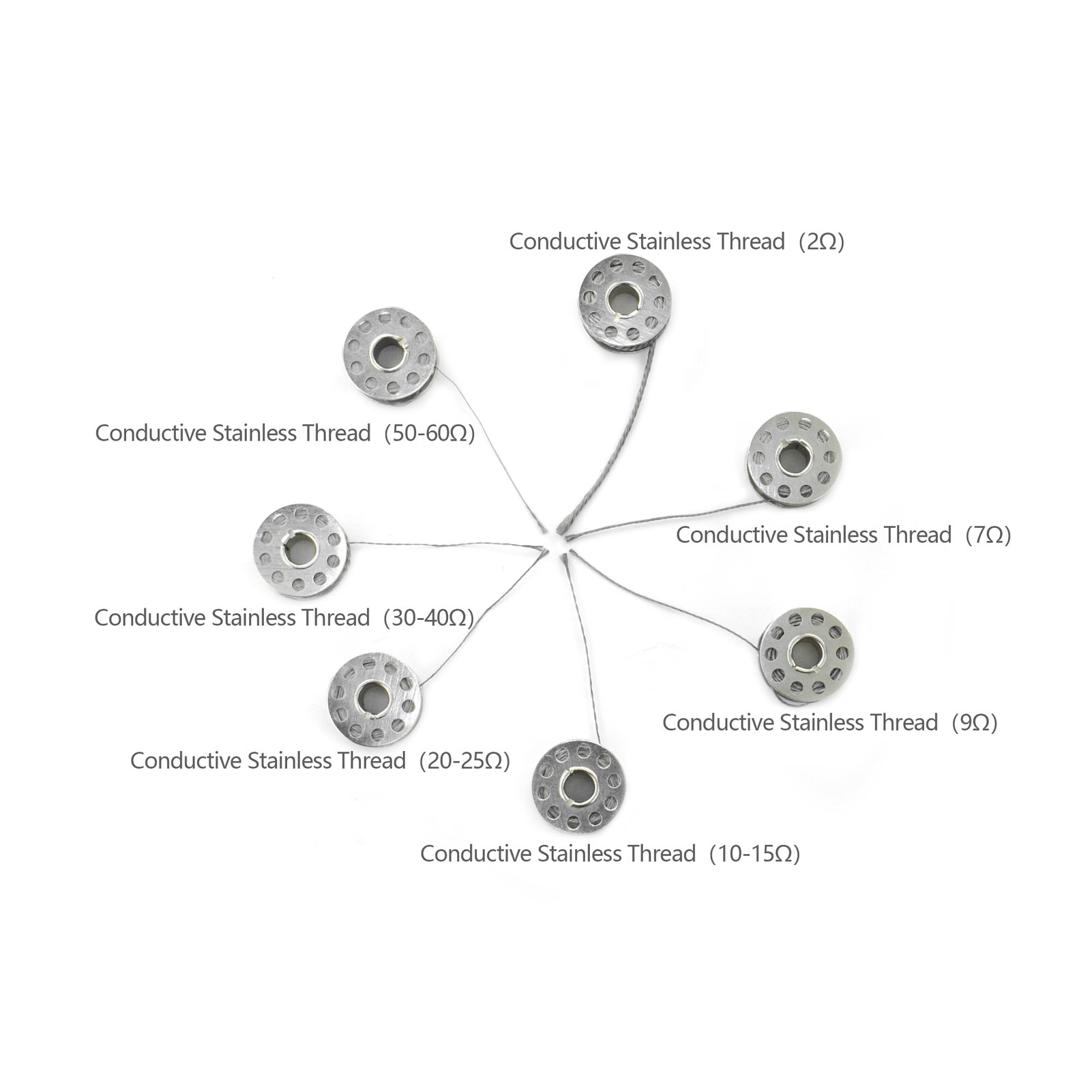 fit0748 DFRobot FIT0748 Conductive Stainless Thread for use with LED