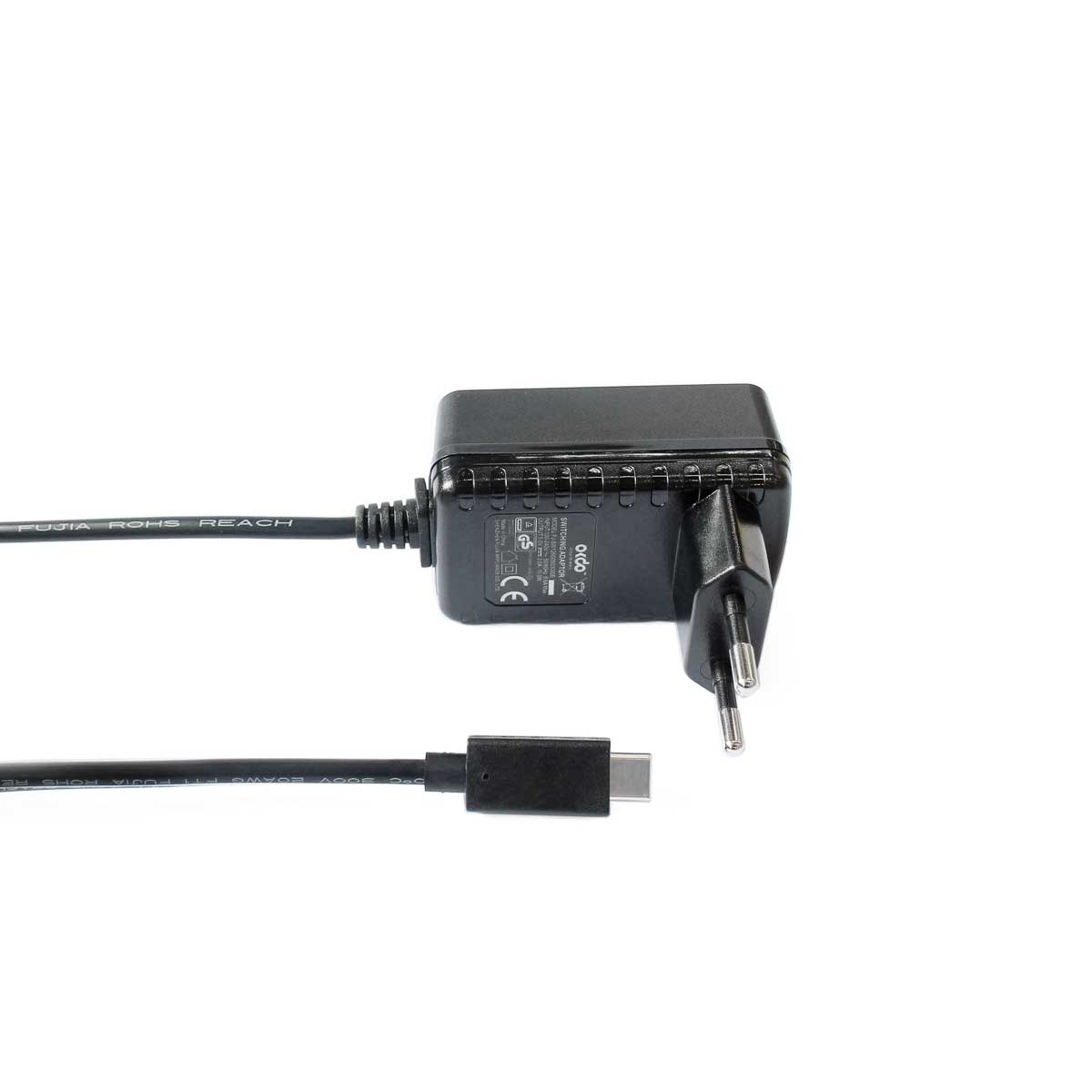 fjos2003012 Okdo Raspberry Pi Power Supply USB Type C with EU Plug Type, 1.5 m