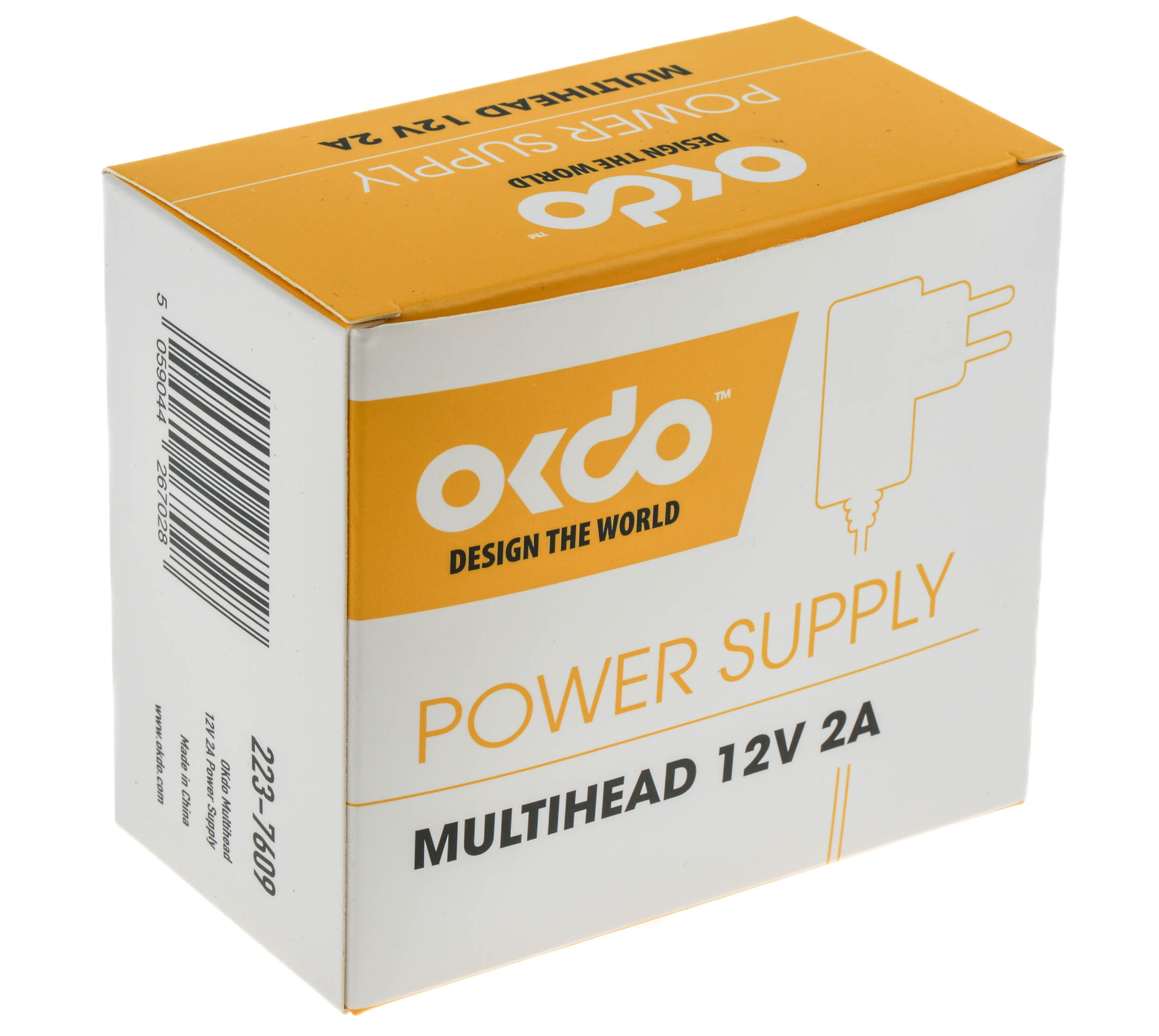 Okdo Power Supply with Universal Plug Type, 1.5 m