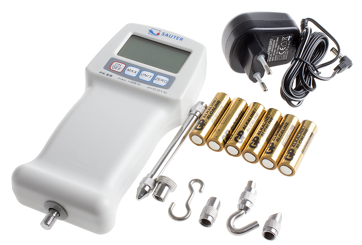 fk-25 Sauter FK 25 Force Gauge 1000 Hz, Range: FK, Resolution: 0.01 N