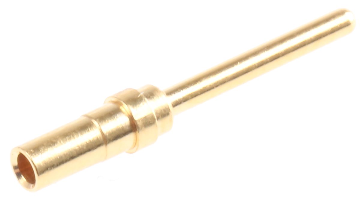 FCT from Molex, 173112 Series, size 1 mm Male Crimp D-Sub Connector Contact, Gold over Nickel Pin 20 AWG