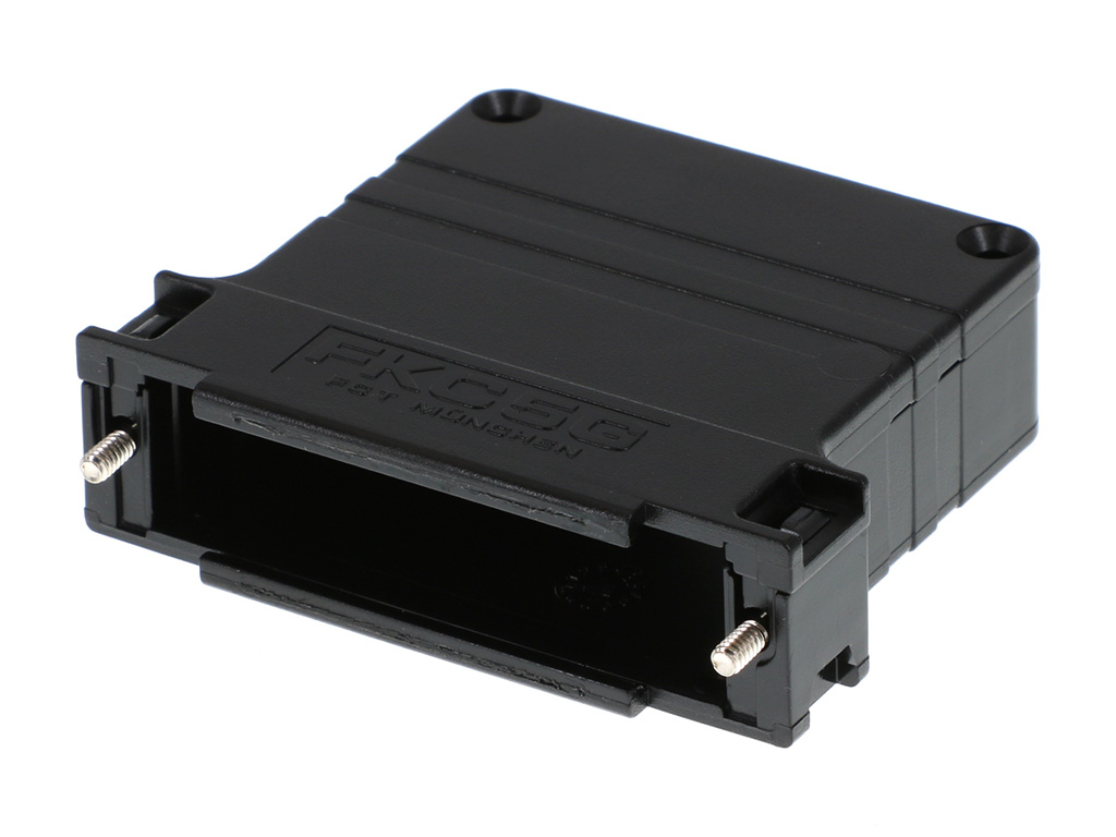 FCT from Molex FCT Series Polybutylene Terephthalate Straight D-Sub Backshell