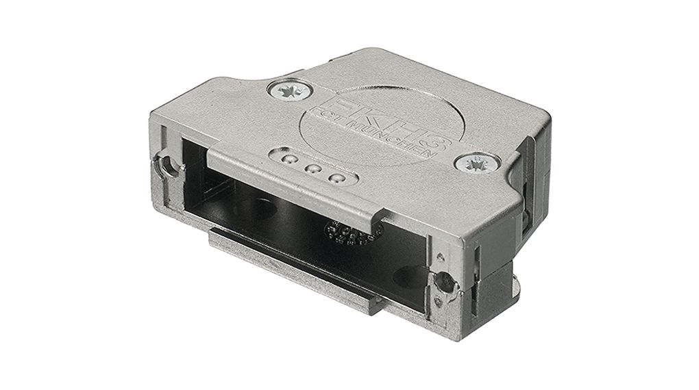 FCT from Molex 173111 Series ABS Straight D-Sub Backshell Strain Relief