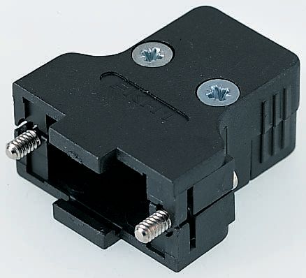 FCT from Molex FKH Series ABS Straight D-Sub Backshell, 37 Way