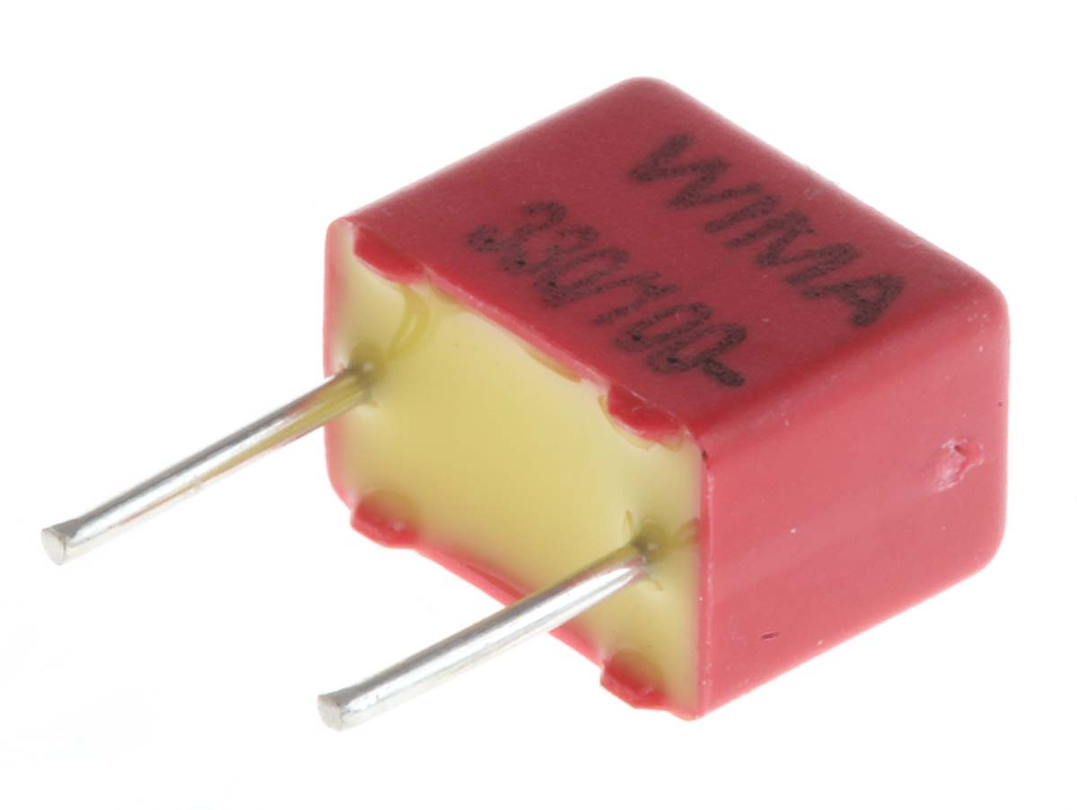 WIMA FKP2 Film Capacitor, ±5 %, 330 pF 100 V dc 63V ac, Through Hole