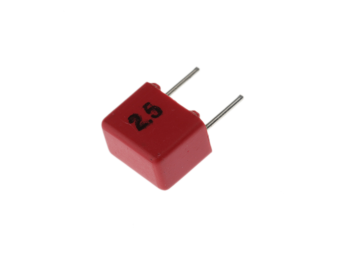 WIMA FKP2 Film Capacitor, ±5 %, 6.8 nF 63 V dc 40V ac, Through Hole