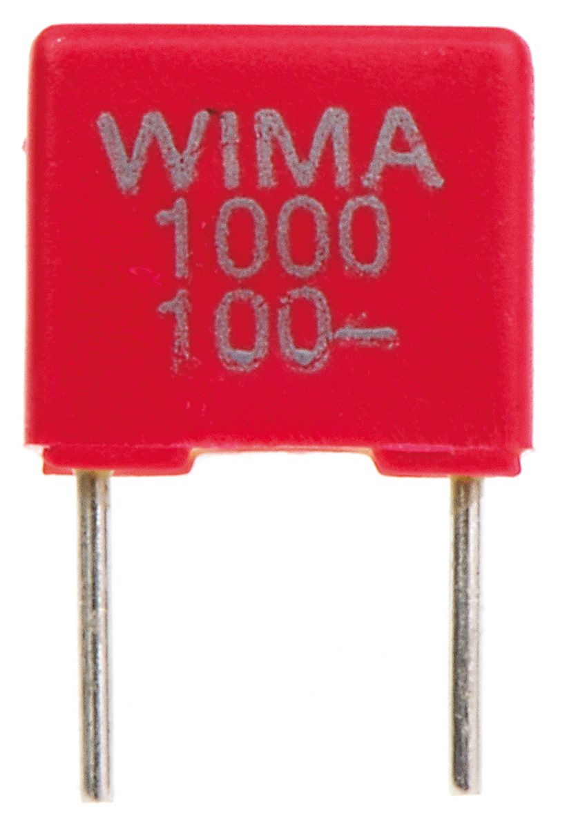 WIMA FKS2 Film Capacitor 1 nF 63V ac 100 V dc, Through Hole
