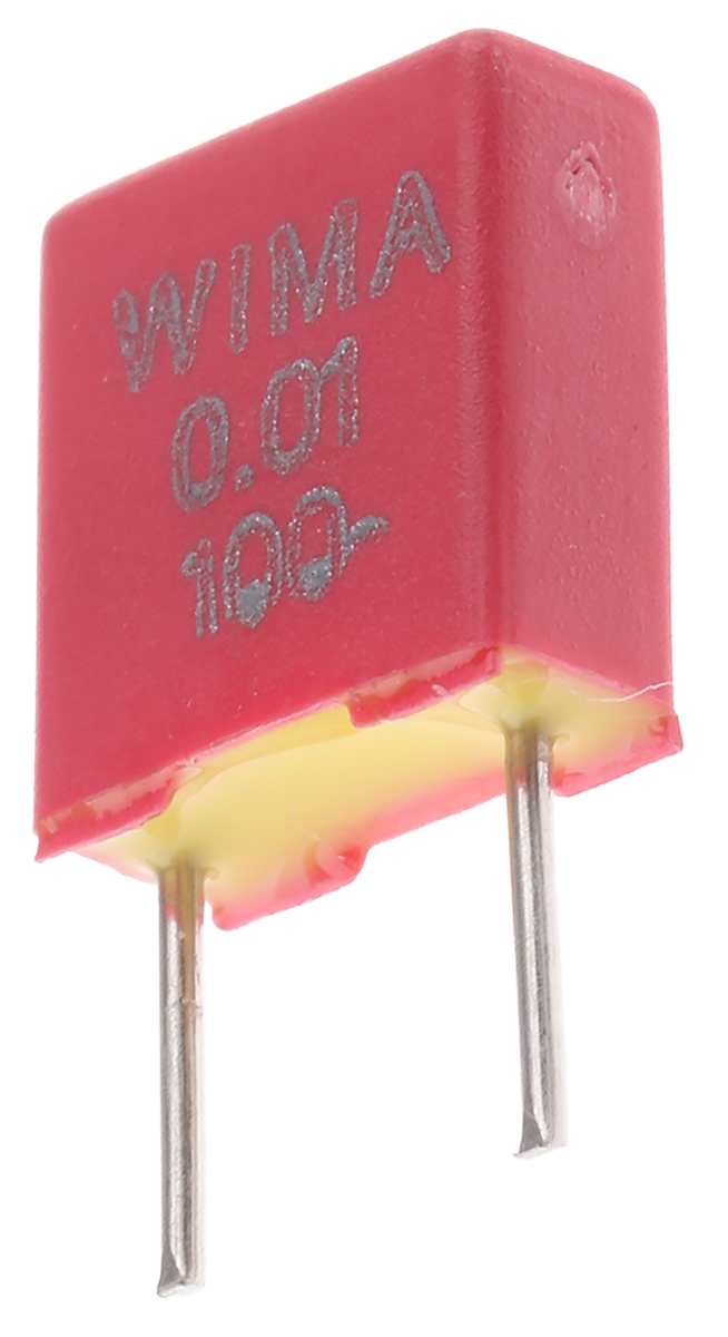 WIMA FKS2 Film Capacitor 10 nF 63V ac 100 V dc, Through Hole