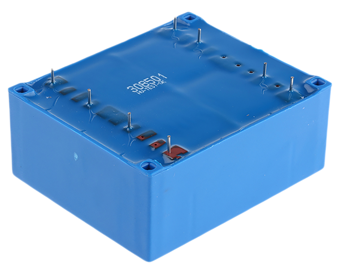 fl-1824 Block 24 V ac 2 Output Through Hole PCB Transformer, UL, VDE 18 VA