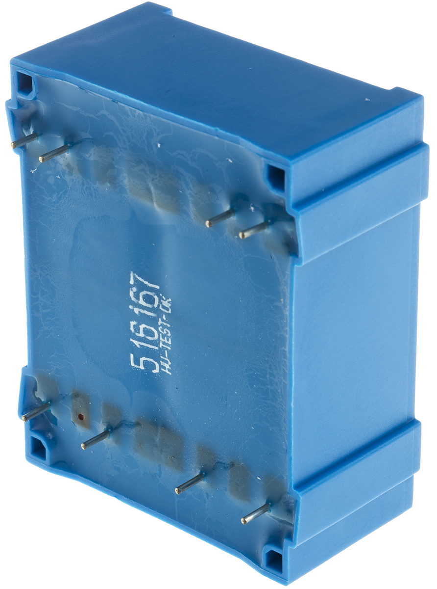 fl-615 Block 15 V ac 2 Output Pin PCB Transformer, C-UL-US, DIN EN 61558-2-1, DIN EN 61558-2-4, IEC 61558-2-4, VDE 0570 Teil