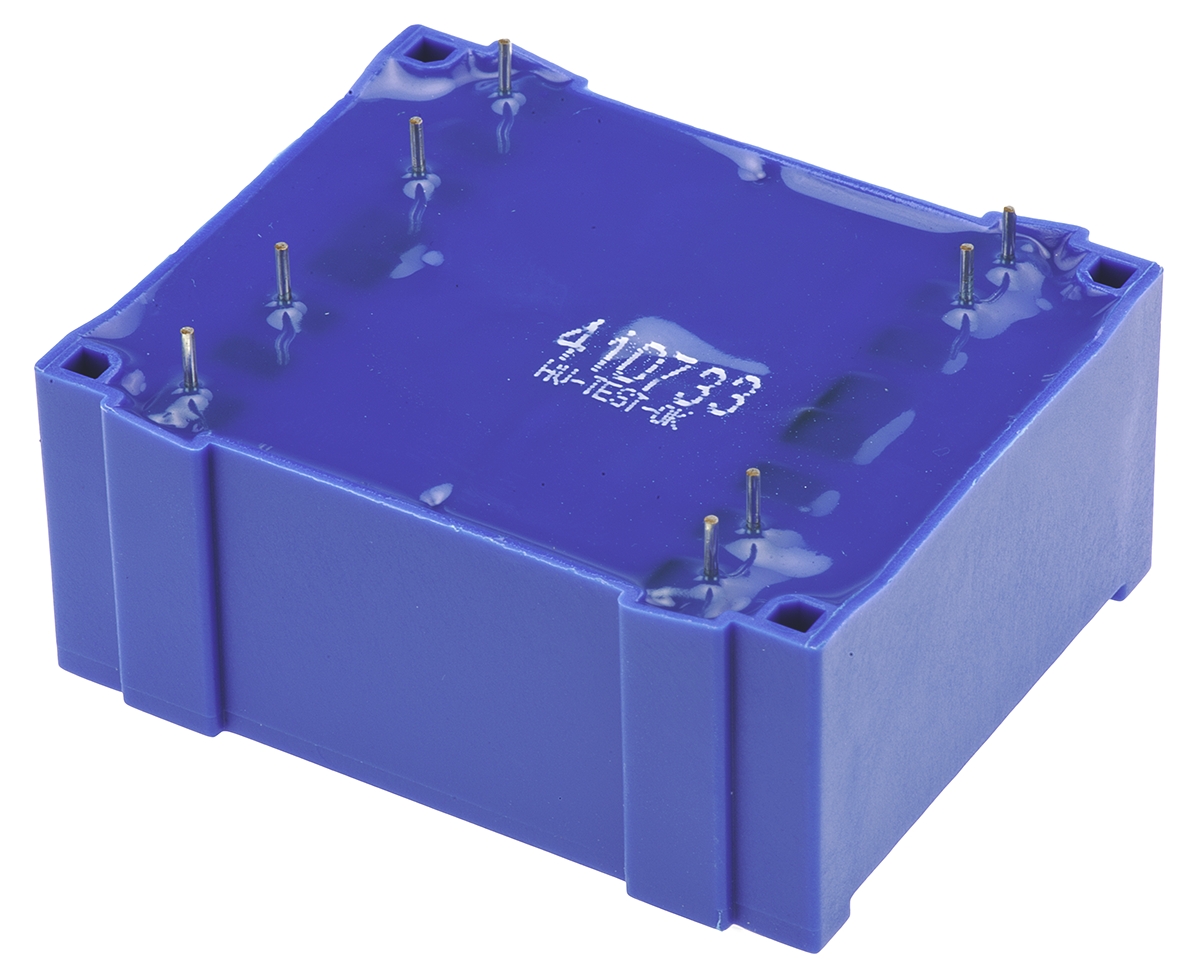 fl-69 Block 9 V ac 2 Output Pin PCB Transformer, DIN EN 61558-2-4, VDE 0570 Teil 2-6, IEC 61558-2-6, DIN EN 61558-2-1, IEC